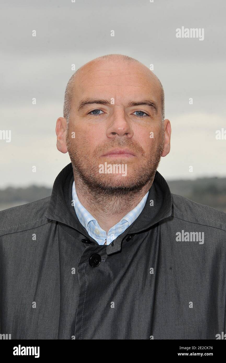 John Michael McDonagh si pone durante la 22esima edizione del British Film Festival di Dinard, Francia, l'8 ottobre 2011. Foto di Nicolas Briquet/ABACAPRESS.COM Foto Stock