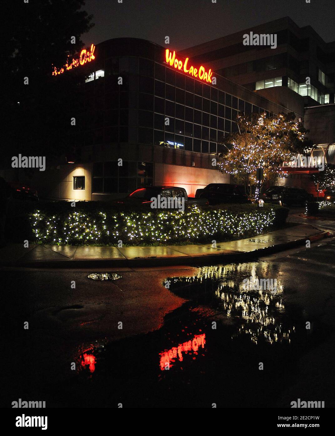 Il presidente Barack Obama e il presidente coreano Lee cenano al Woo Lae Oak all'angolo di Tysons a Vienna, Virginia, USA, 12 ottobre 2011. Foto di Olivier Douliery/ABACAPRESS.COM Foto Stock