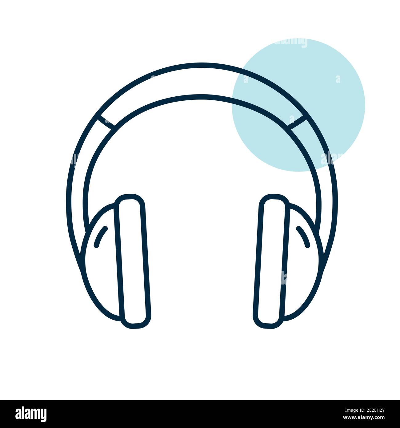 Icona vettoriale delle cuffie. Segnale musicale. Simbolo grafico per la  musica e il suono del sito web e delle applicazioni design, logo, app, UI  Immagine e Vettoriale - Alamy