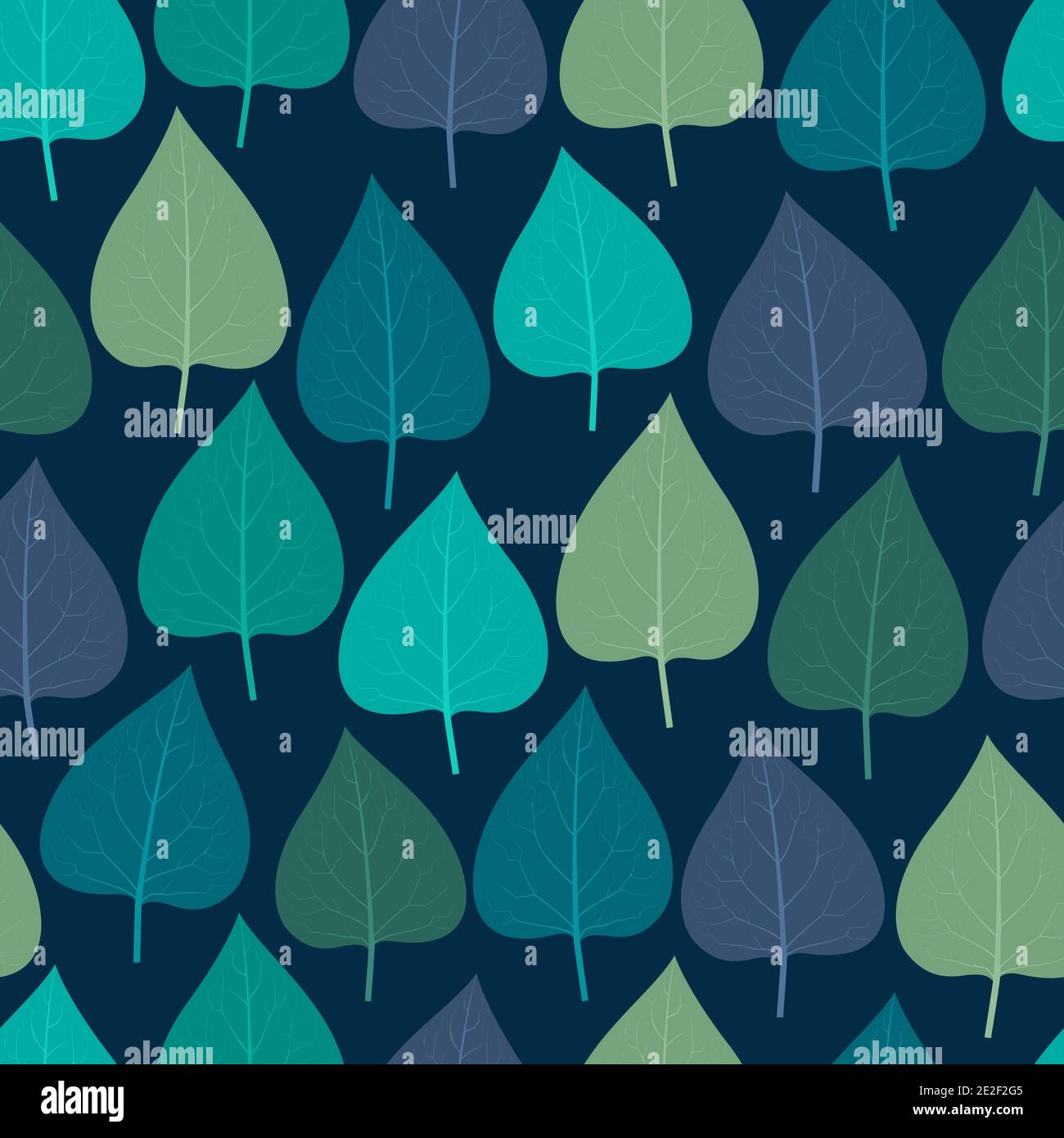 Elegante design trendy senza cuciture vettoriali motivo ditsy floreale di esotico cuore forma foglie lilla. Fogliame che si ripete per la stampa e il tessuto Illustrazione Vettoriale