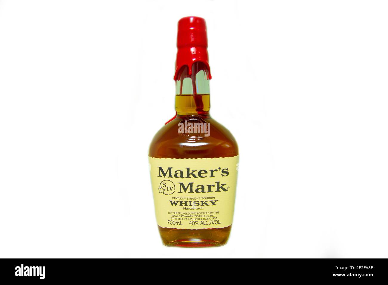 Perth, Australia - 12 maggio 2020: Distillato il whisky Mark Bourbon del Maker a Loretto, Kentucky Foto Stock