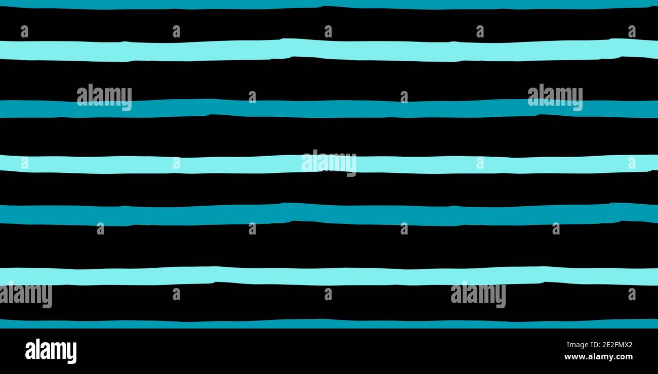 Ripetizione originale senza giunture. Striscia colorata lunga. Disegno vettoriale astratto a mano con strisce di vernici acriliche e pennelli. Trama geometrica, sfondo Illustrazione Vettoriale