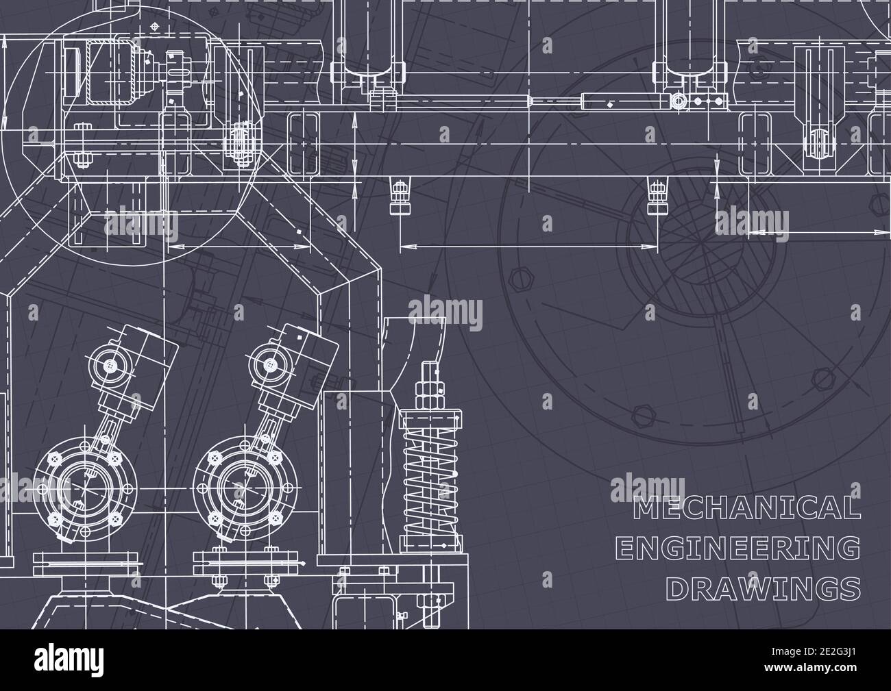 Sistemi di progettazione assistita da computer. Modello Illustrazione Vettoriale