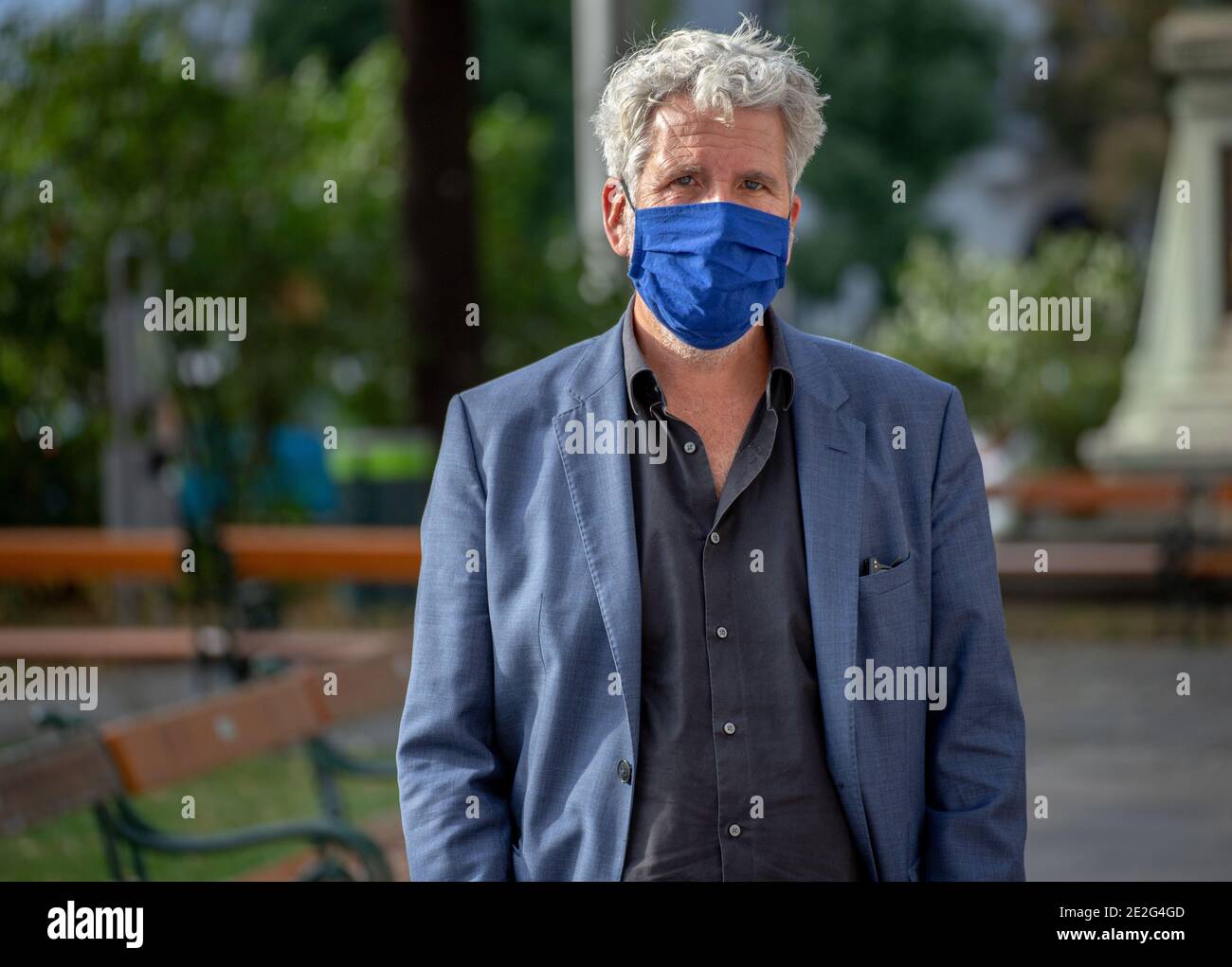 Die von SOS Mitmensch veranstaltete „Pass Egal Wahl ermöglicht Menschen Ohne Österreichische Staatsbürgerschaft eine symbolische Stimmabgabe für die Foto Stock