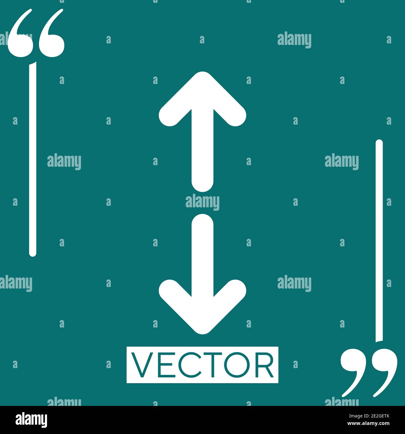Icona ridimensiona vettore icona lineare. Linea tratto modificabile Illustrazione Vettoriale