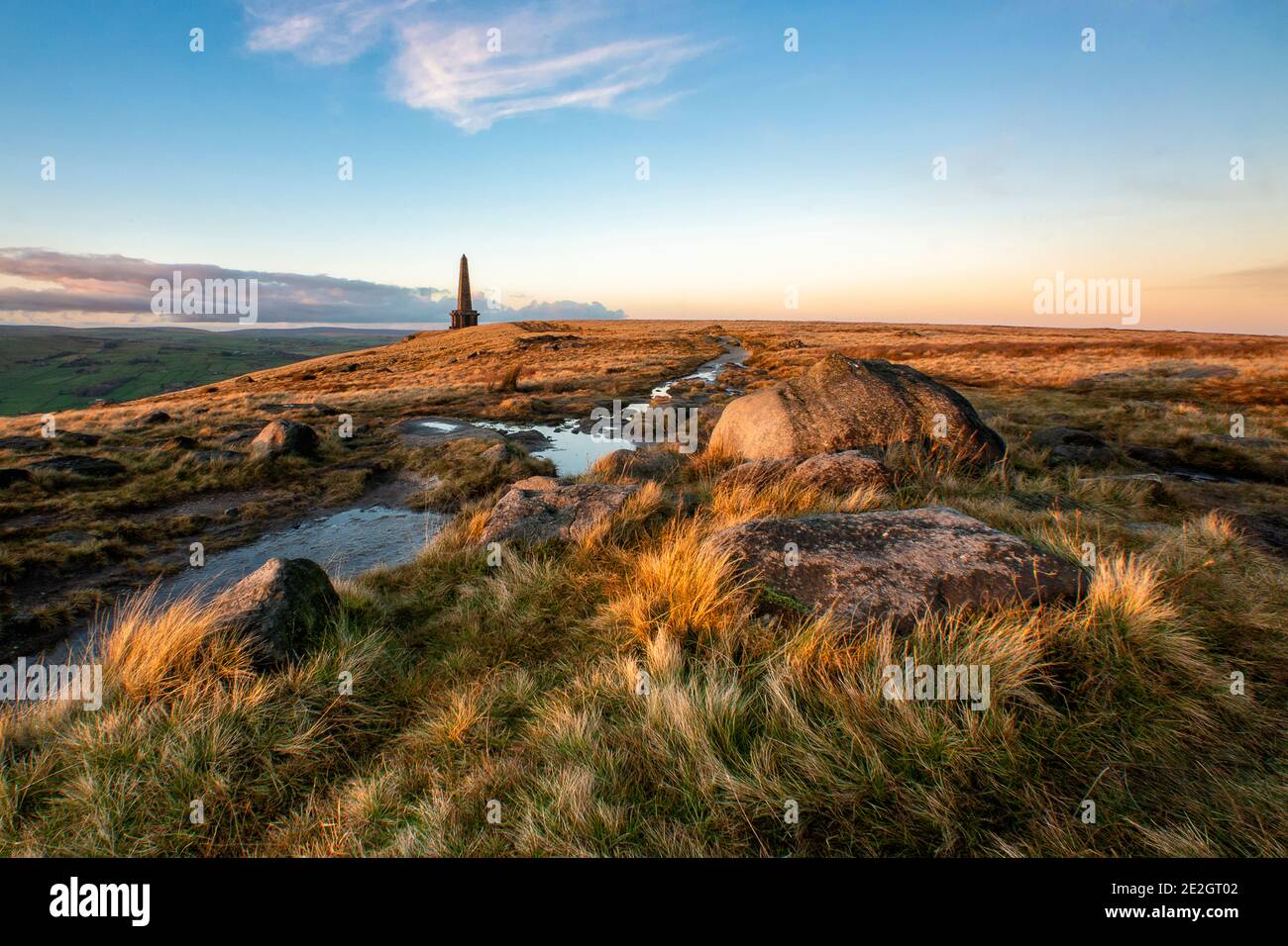 Splendido paesaggio intorno a Calderdale, West Yorkshire. Foto Stock