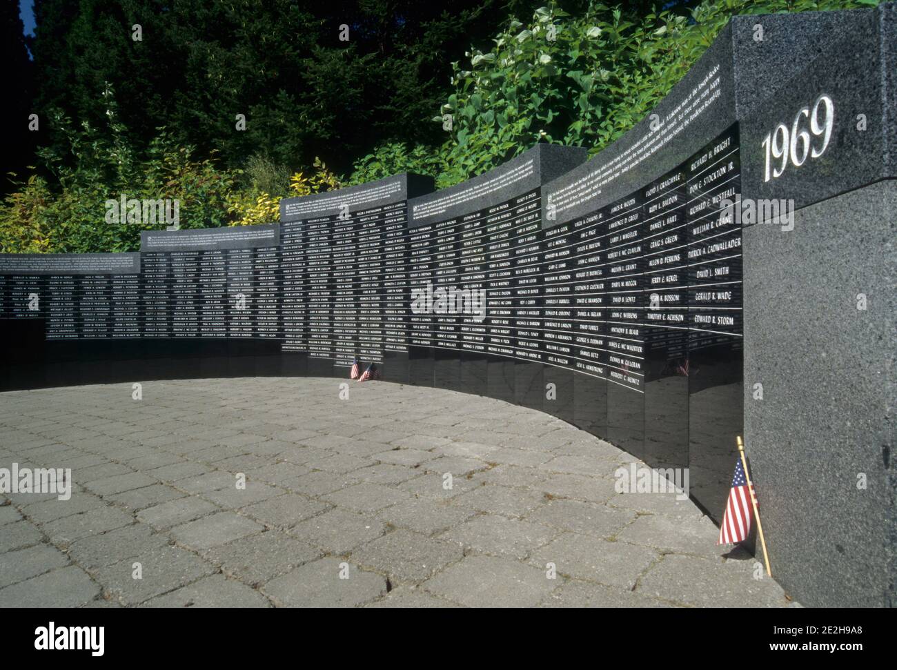Oregon Vietnam Veterans Memorial, il Washington Park, Portland, Oregon Foto Stock