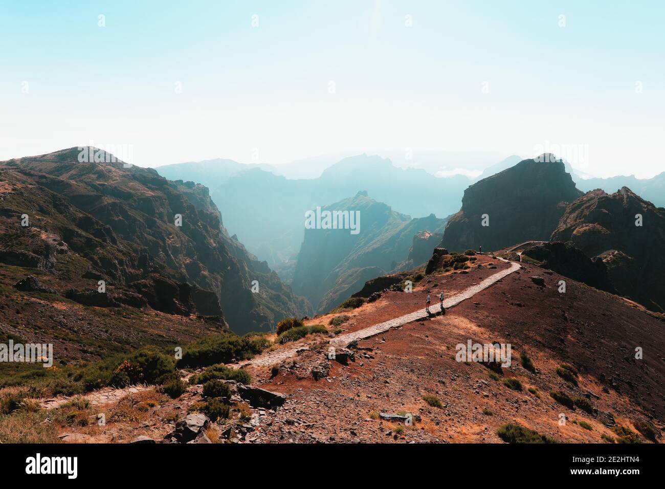 Il Pico do Arieiro, Madeira, Portogallo, Europa Foto Stock