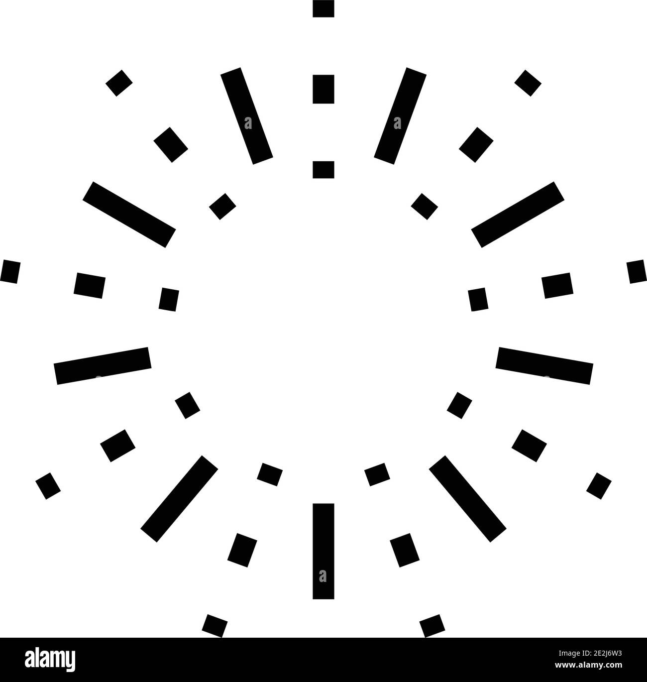 Icona fuochi d'artificio americani. Profilo icona vettoriale americano per il web design isolato su sfondo bianco Illustrazione Vettoriale
