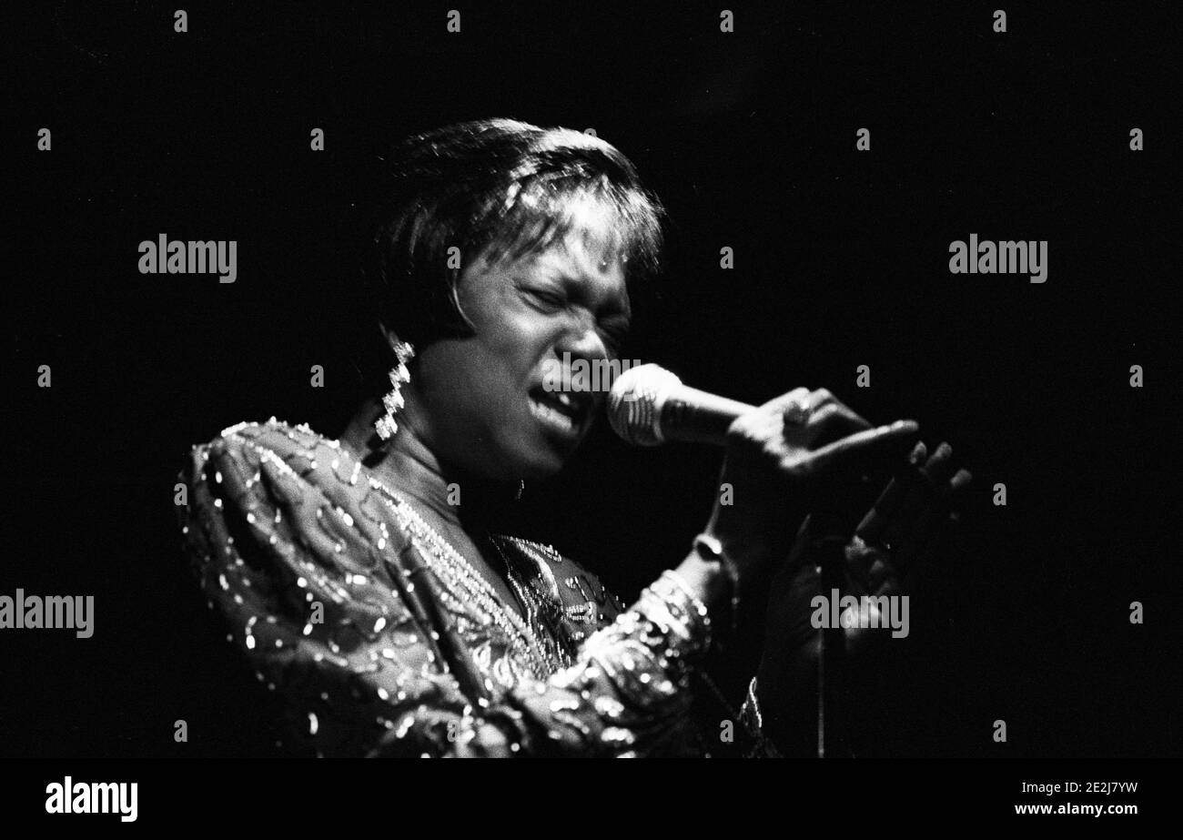 Ernestine Anderson, Ronnie Scott e Jazz Club, Soho, Londra, ottobre 1994. Foto Stock