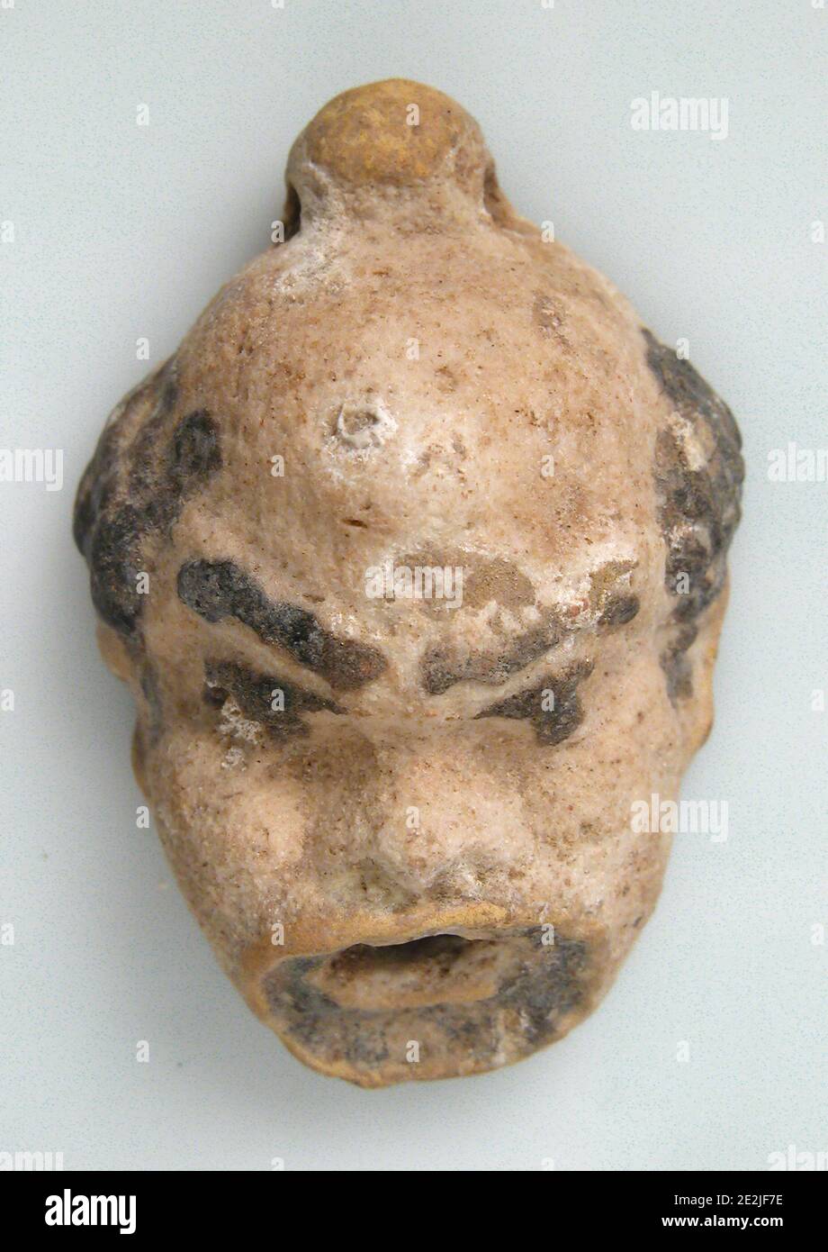 Pendente testa, copto, IV-VII secolo. Foto Stock
