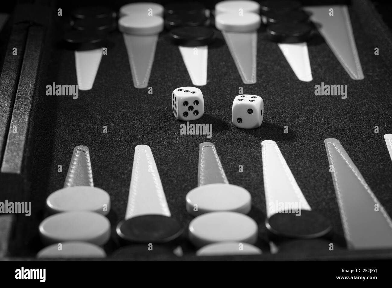 Backgammon Foto Stock