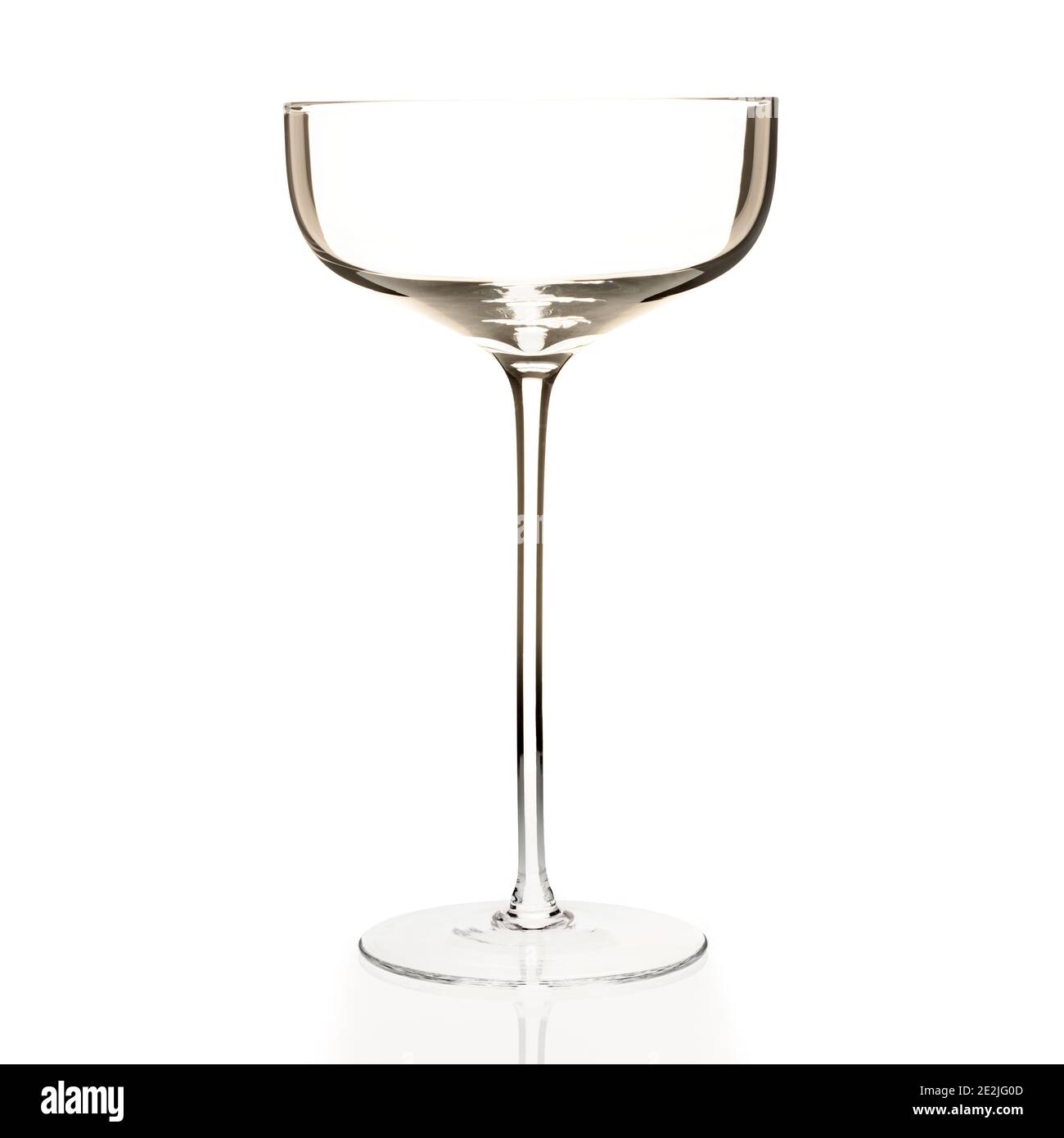 Champagne coupé vuoto Foto Stock