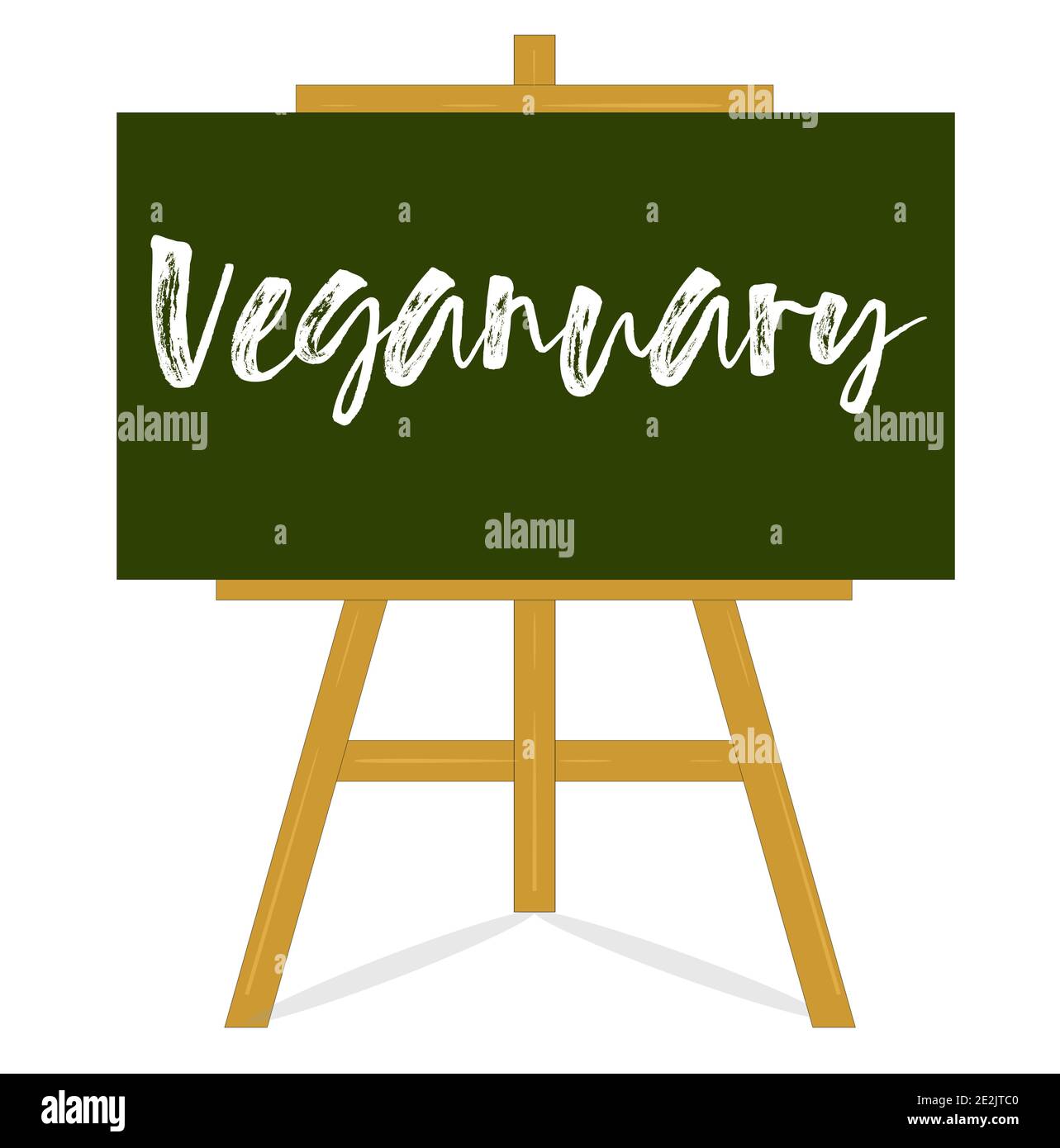 Illustrazione di Vector Veganary Illustrazione Vettoriale