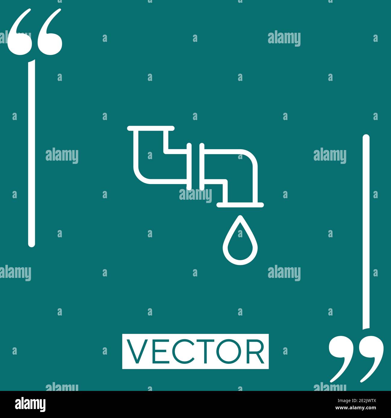 Linea di tubi in pvc Immagini Vettoriali Stock - Alamy