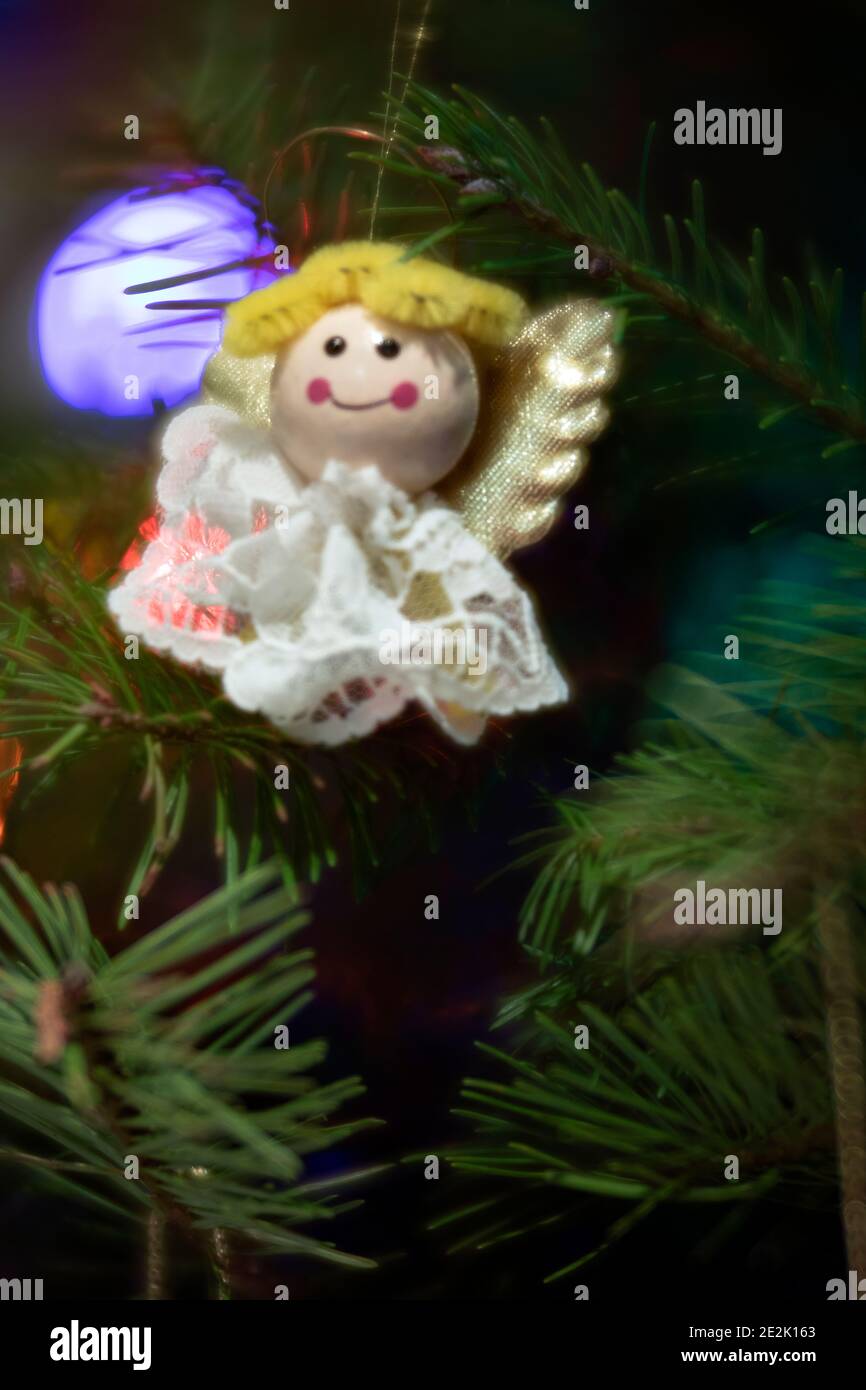 LB00246-00....WASHINGTON - albero di Christmass. Lensbaby Veleit 85 Foto Stock