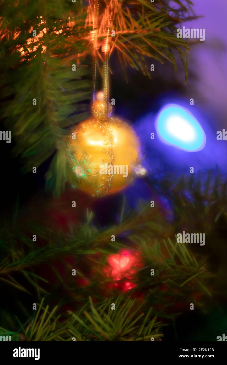 LB00248-00....WASHINGTON - albero di Christmass. Lensbaby Velet 85 Foto Stock