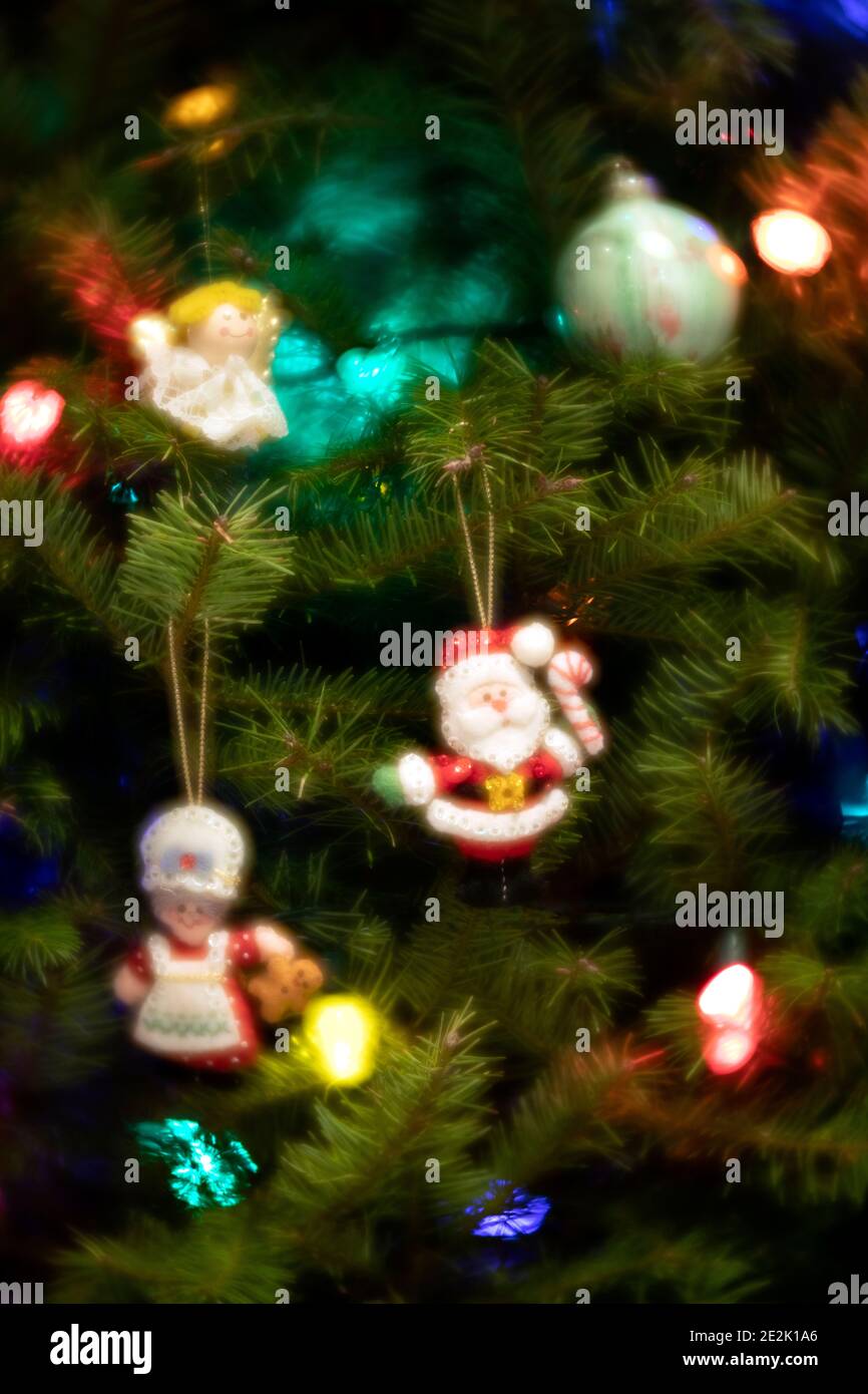 LB00249-00....WASHINGTON - albero di Christmass. Lensbaby Velet 85 Foto Stock