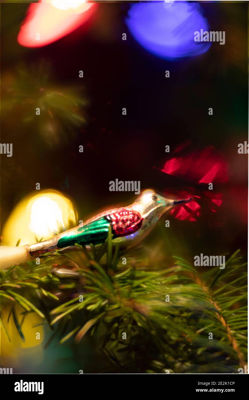 LB00250-00....WASHINGTON - albero di Christmass. Lensbaby Velet 85 Foto Stock