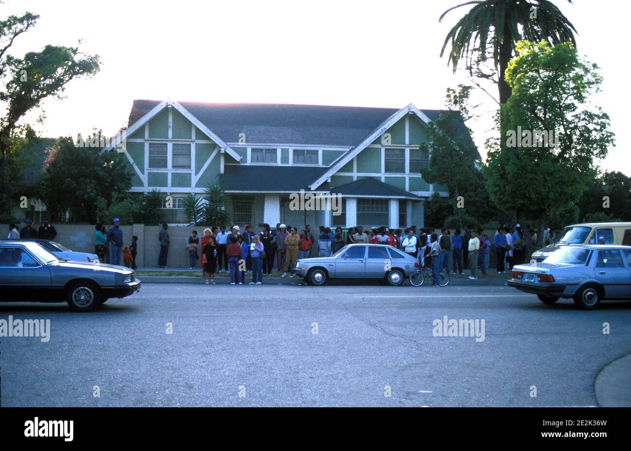 Marvin Gaye Home at 2101 Gramercy Place in Los Angeles 1984 Credit: Ralph Dominguez/MediaPunch Foto Stock