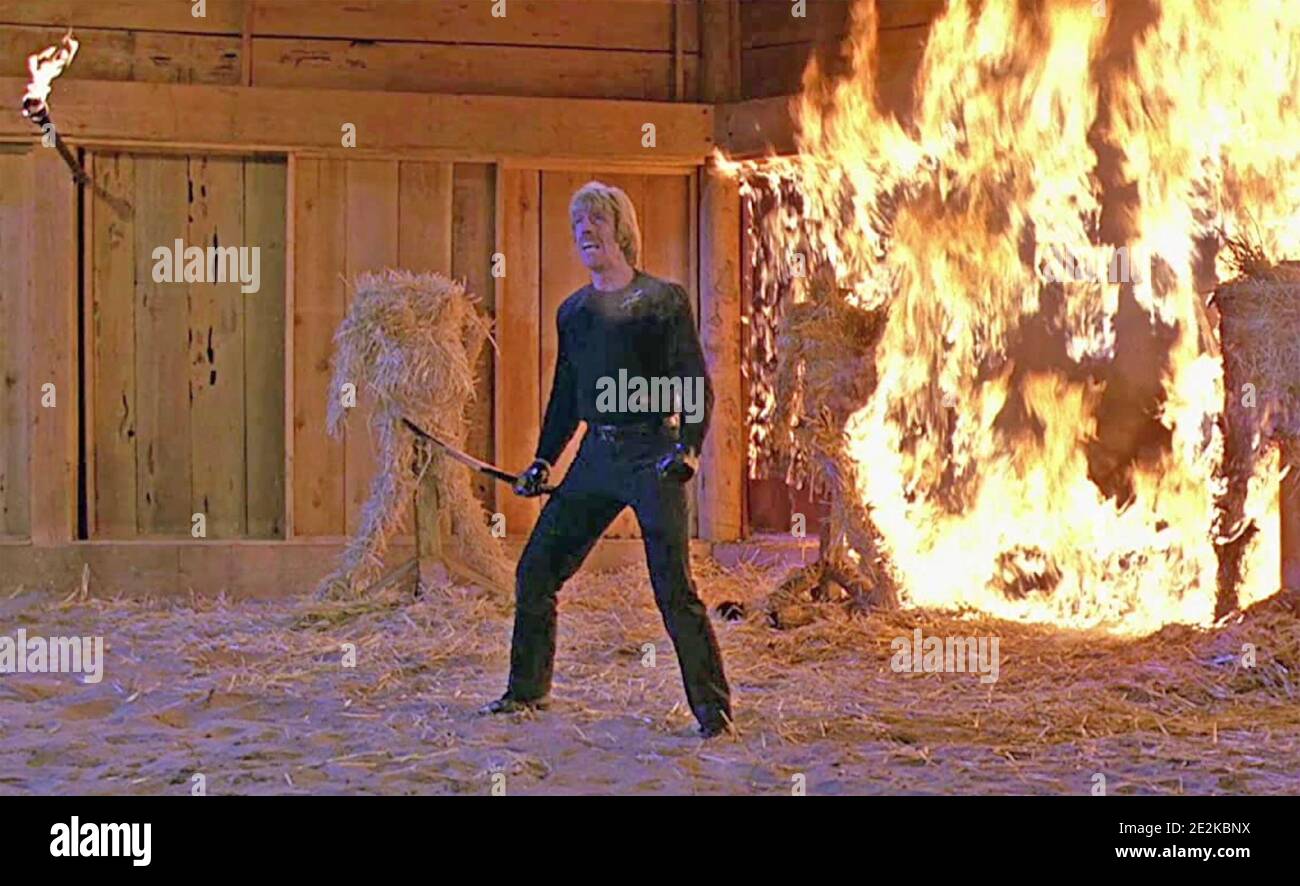 THE OCTAGON 1980 American Cinema liberando film con Chuck Norris Foto Stock