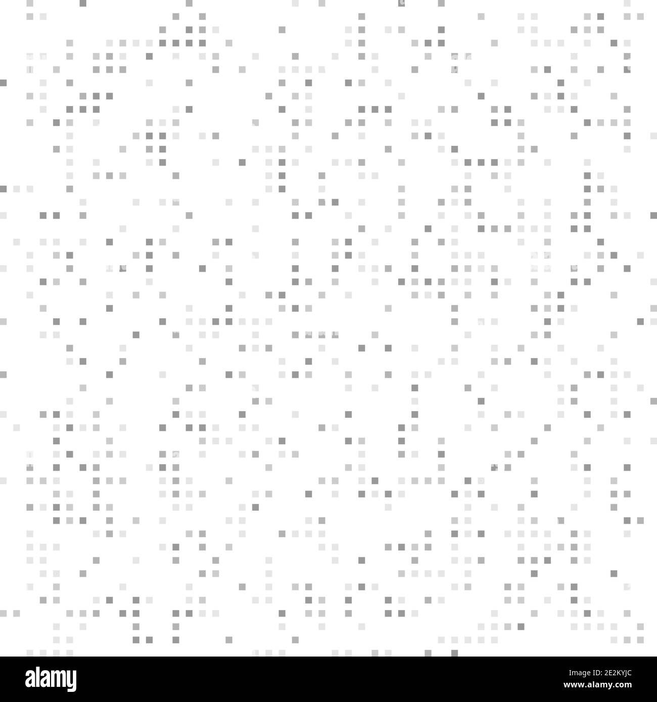 Bianco quadrato. Sfondo senza cuciture con quadrati bianchi. Sfondo astratto geometrico Illustrazione Vettoriale