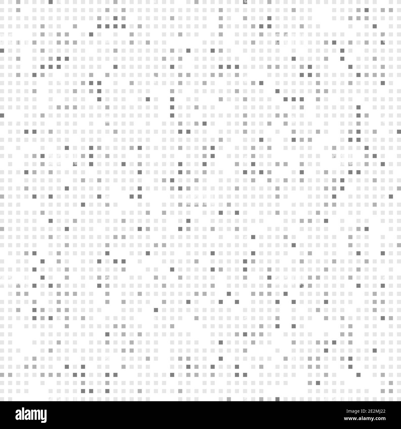 Bianco quadrato. Sfondo senza cuciture con quadrati bianchi. Sfondo astratto geometrico Illustrazione Vettoriale