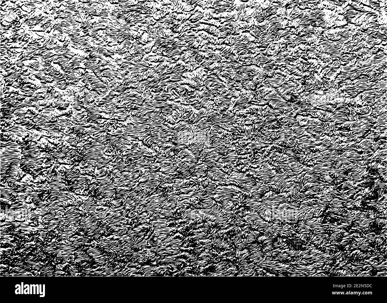 Texture grunge per la tua creatività. Vettore. Adatto per la creazione di collage, pennelli e sfondi. Illustrazione Vettoriale