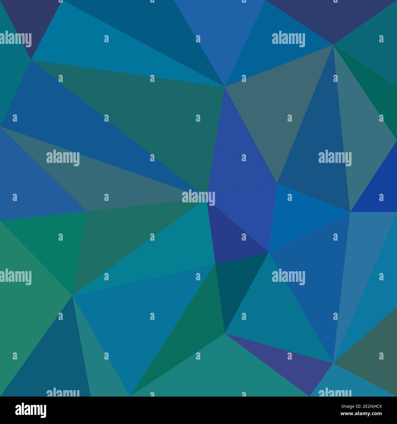 Sfondo astratto di colore blu brillante in stile contemporaneo basso poly Illustrazione Vettoriale