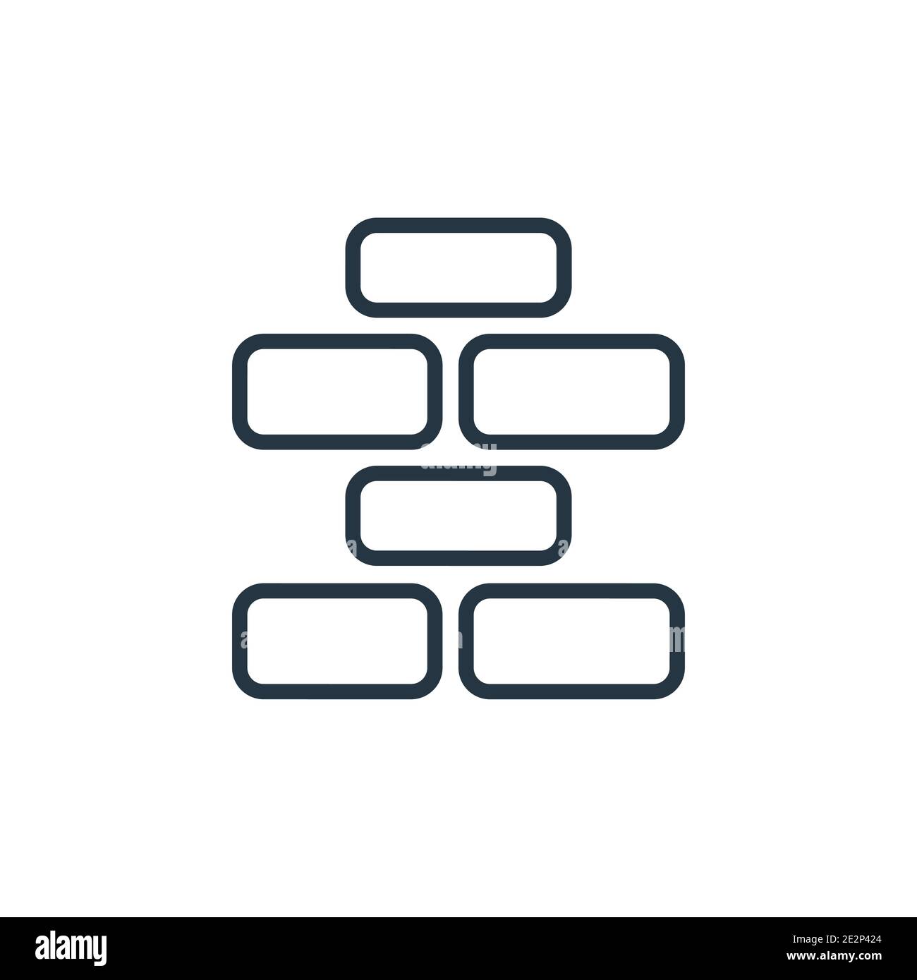 Icona vettore contorno asfaltatrice. Icona della finitrice nera a linea sottile, immagine vettoriale piatta elemento semplice dal concetto di costruzione modificabile tratto isolato su w Illustrazione Vettoriale