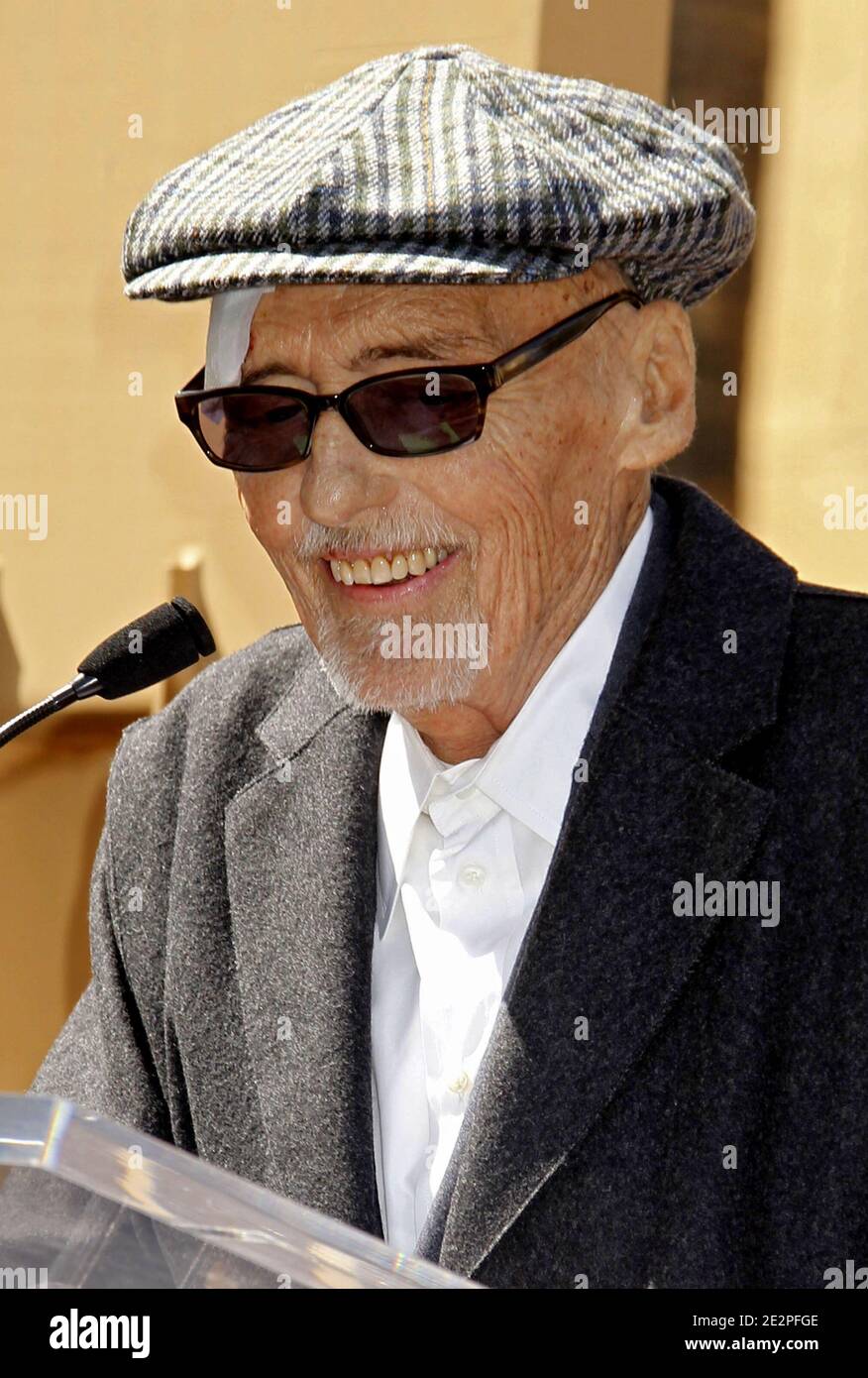 Dennis Hopper alla cerimonia della Walk of Fame per Dennis Hopper, Egyptian Theatre, Hollywood, California. 26 marzo 2010. (Nella foto: Dennis Hopper). Foto di Baxter/ABACAPRESS.COM Foto Stock
