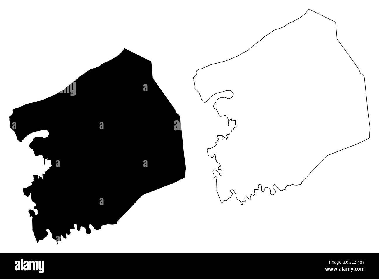 Montgomery County, Commonwealth of Virginia (Stati Uniti, Stati Uniti d'America, Stati Uniti, Stati Uniti, Stati Uniti) mappa vettoriale illustrazione, scrimble schizzo Montgomery Illustrazione Vettoriale