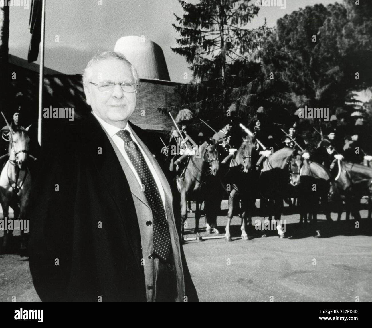 Professore di diritto italiano e vice presidente del CSM Giovanni Verde, anni 2000 Foto Stock