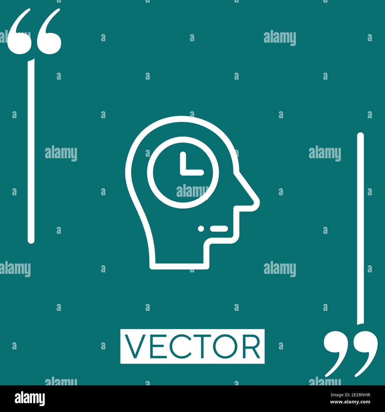 Icona vettore di dedicazione icona lineare. Linea tratto modificabile Illustrazione Vettoriale