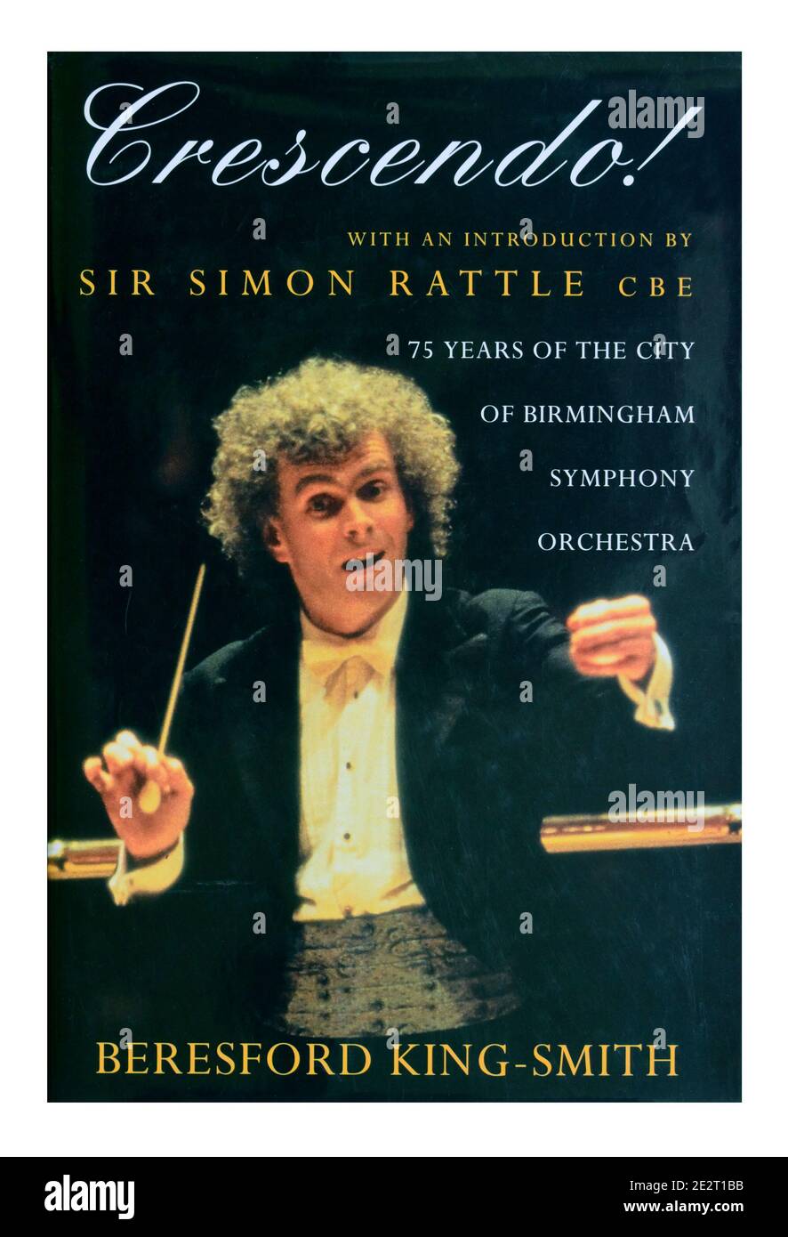 Copertina del libro "Crescendo, 75 anni della City of Birmingham Symphony Orchestra" di Beresford King-Smith. Foto Stock