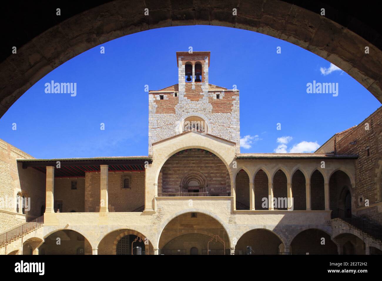 Perpignano (sud della Francia): Il Palazzo dei Re di Maiorca costruito alla fine del 13 ° secolo durante il regno di Re Giacomo II di Maiorca, sul hi Foto Stock