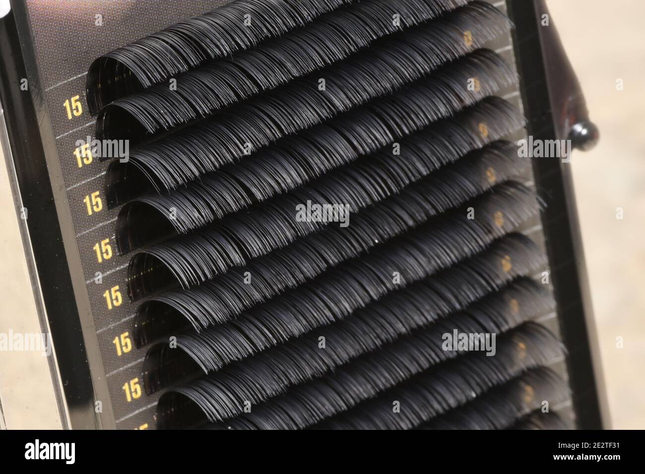 Dettagli di Blink False Mink eyelashes Natural a strati Foto Stock
