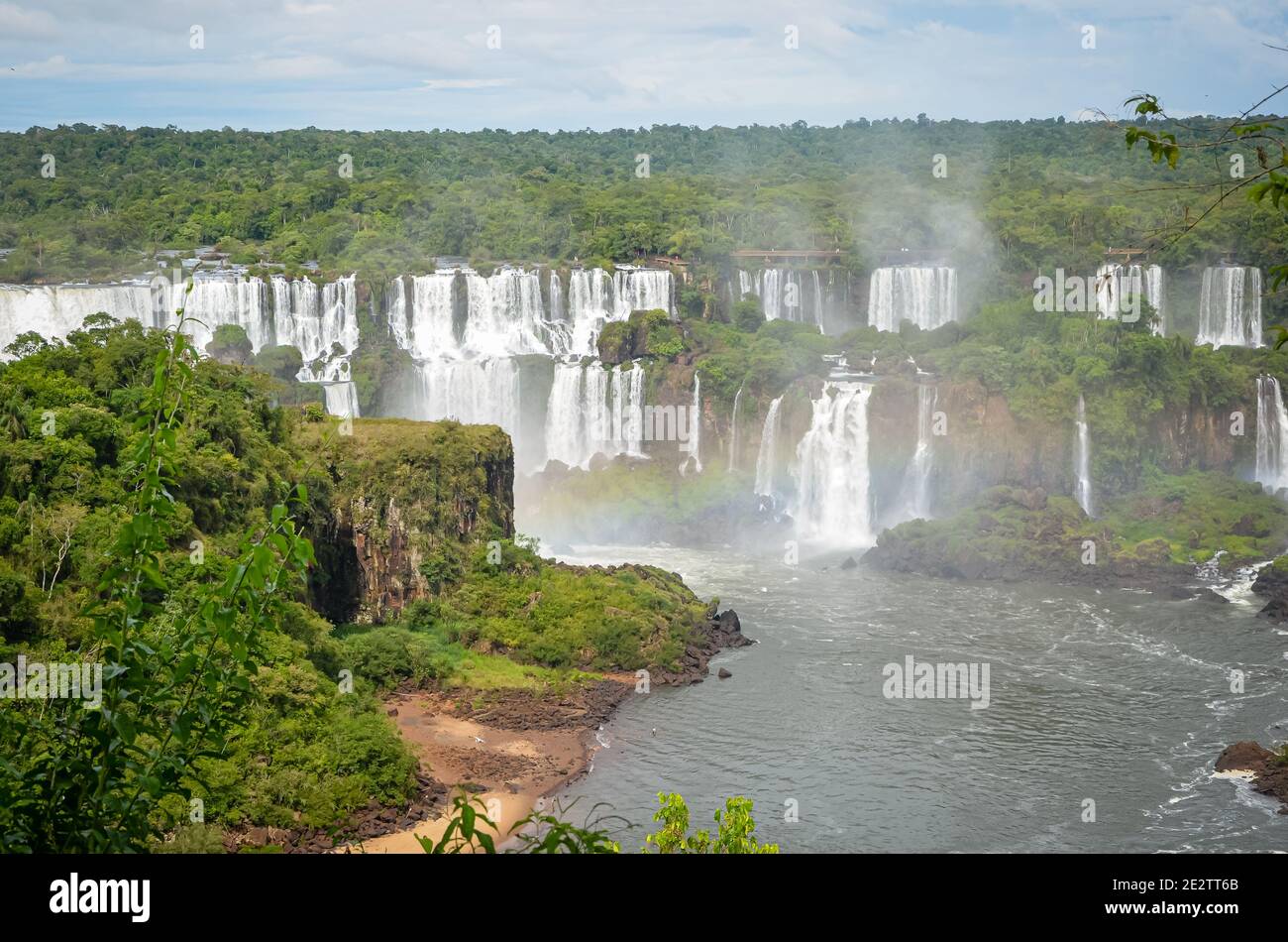 Cascate di Iguazu, Brasile Foto Stock
