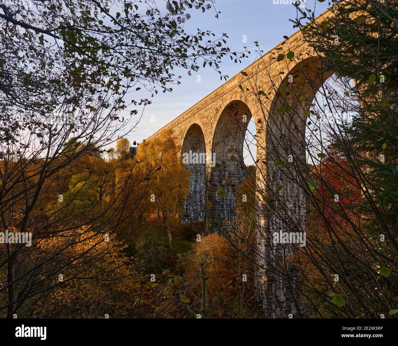 Divie Viaduct, Glenernie, Moray, Scozia Foto Stock