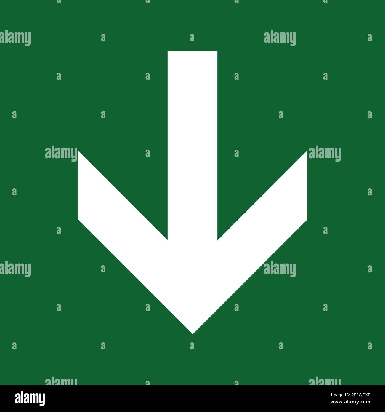 Simbolo di uscita di emergenza vettore verde Illustrazione Vettoriale