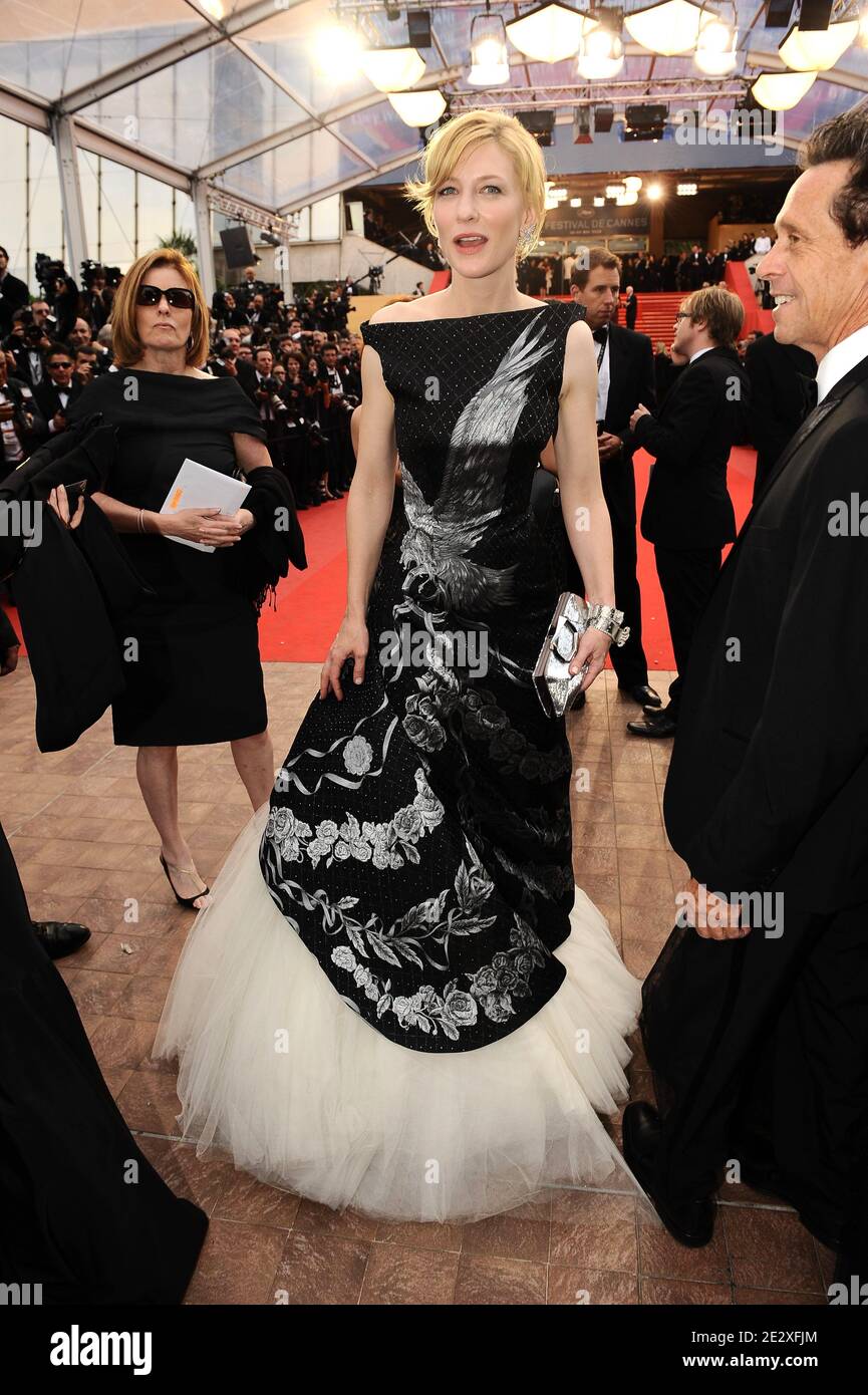 Cate Blanchett in arrivo alla prima di Ridley Scott's Robin Hood presentato fuori concorso e l'apertura del 63° Festival di Cannes a Cannes, Francia meridionale, il 12 maggio 2010. Foto di Hahn-Nebinger-Orban/ABACAPRESS.COM Foto Stock