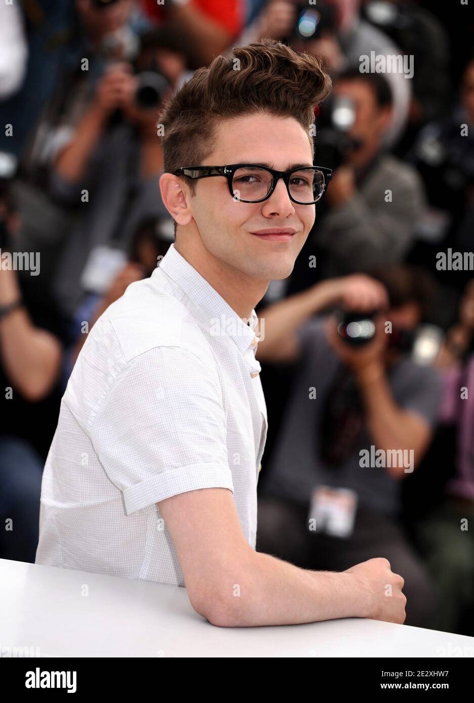 Xavier Dolan partecipa al 'Les Amours Imaginaires Photocall durante il 63° Festival di Cannes, in Francia, il 15 maggio 2010. Foto di Hahn-Nebinger-Orban/ABACAPRESS.COM Foto Stock