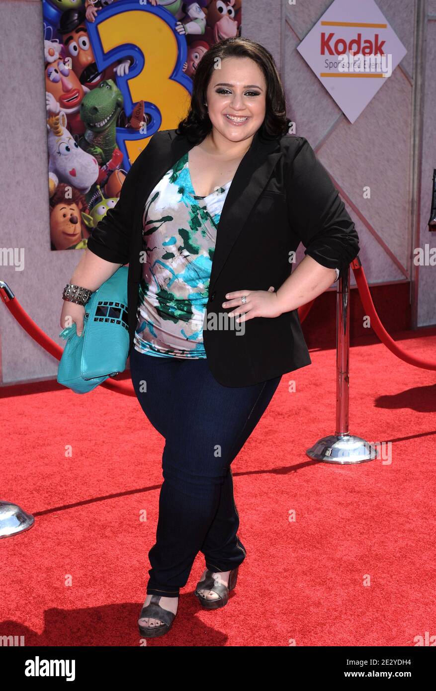 Nikki Blonsky arriva per la prima mondiale di "Toy Story 3" di Pixar, che si è tenuto presso l'El Capitan Theatre di Los Angeles, CA, USA il 13 giugno 2010. Foto di Lionel Hahn/ABACAPRESS.COM Foto Stock