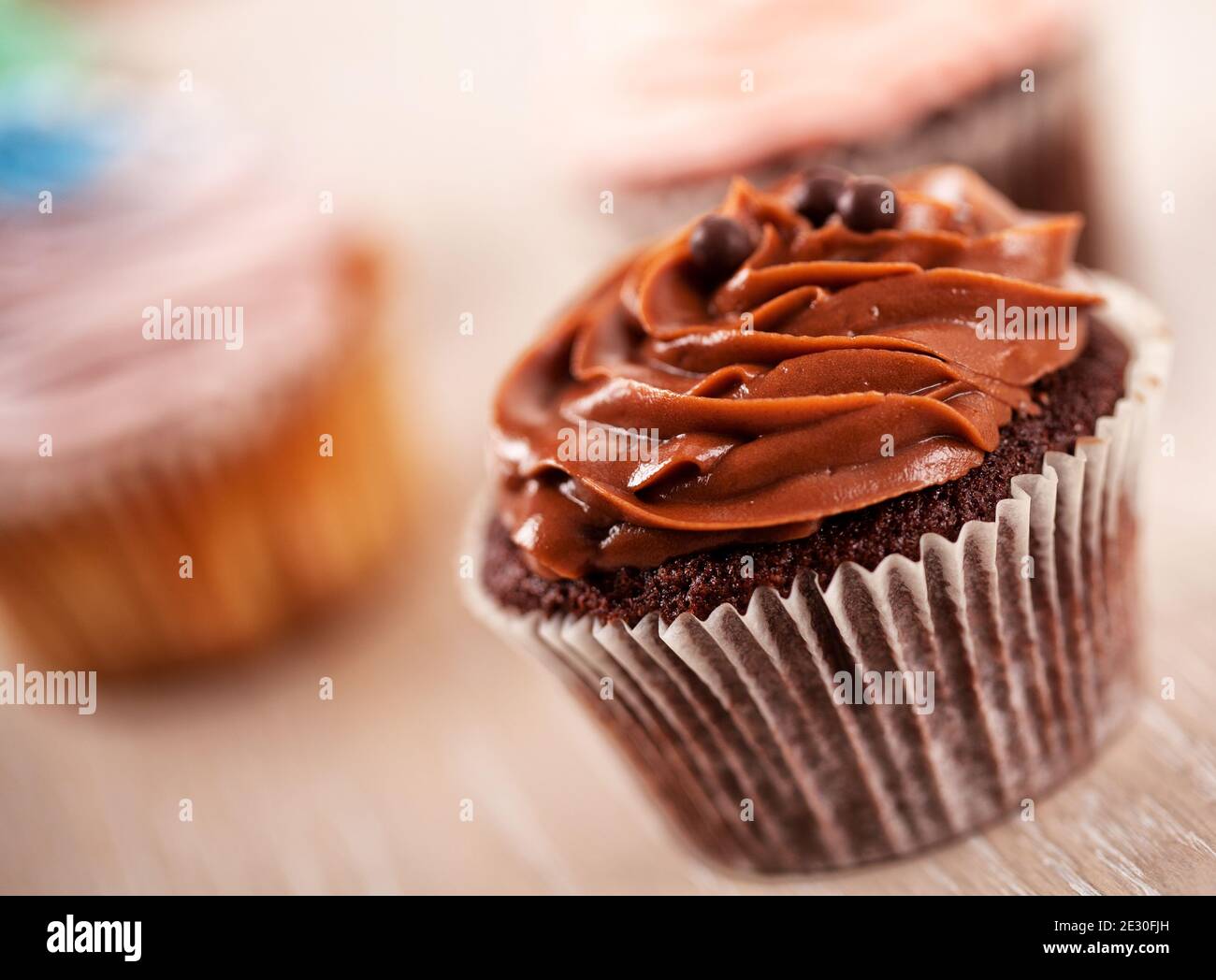 Selezione di torte colorate. Alta qualità fotografica Foto Stock