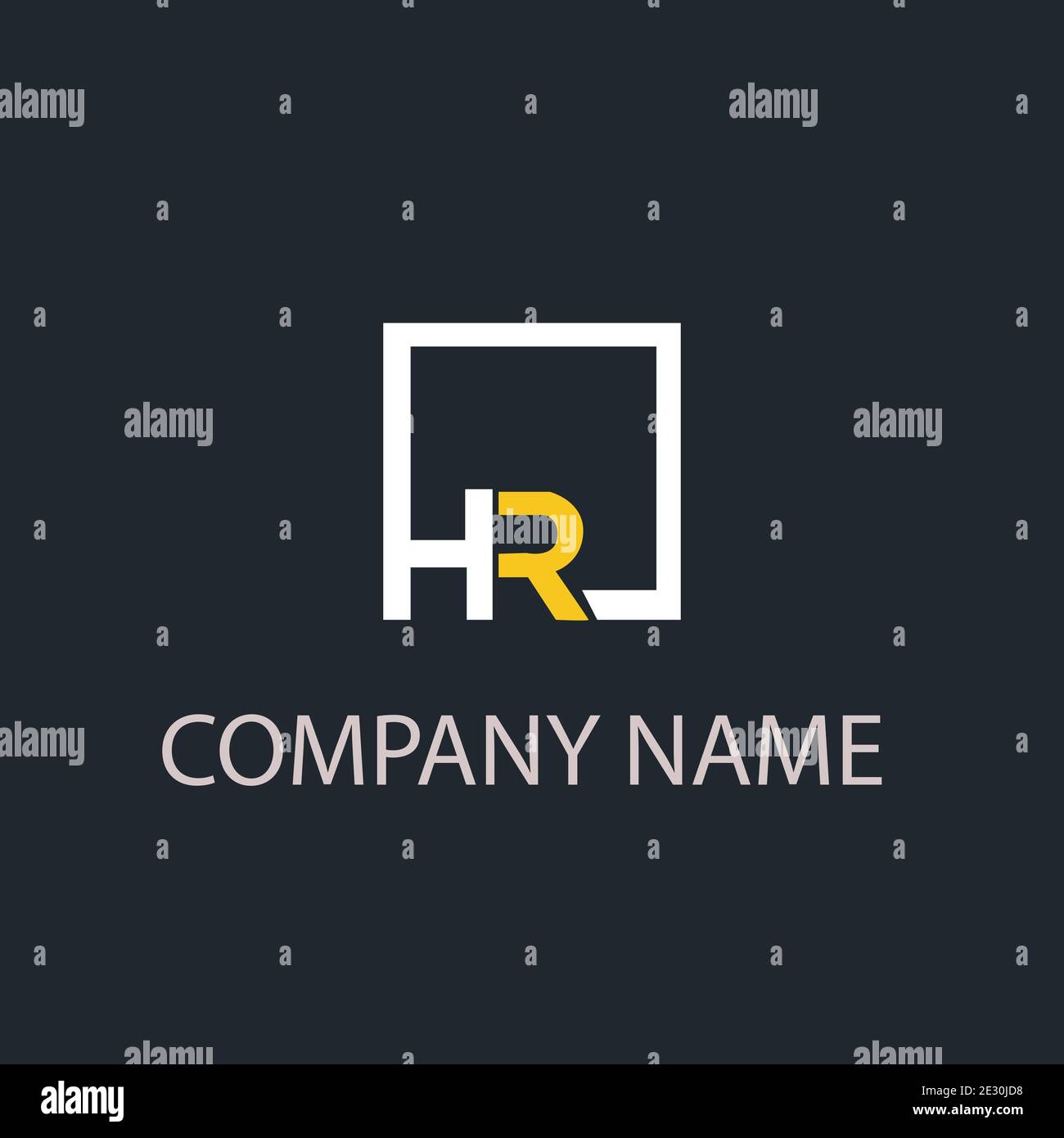 Vettore del logo di lettere combinate astratte Illustrazione Vettoriale