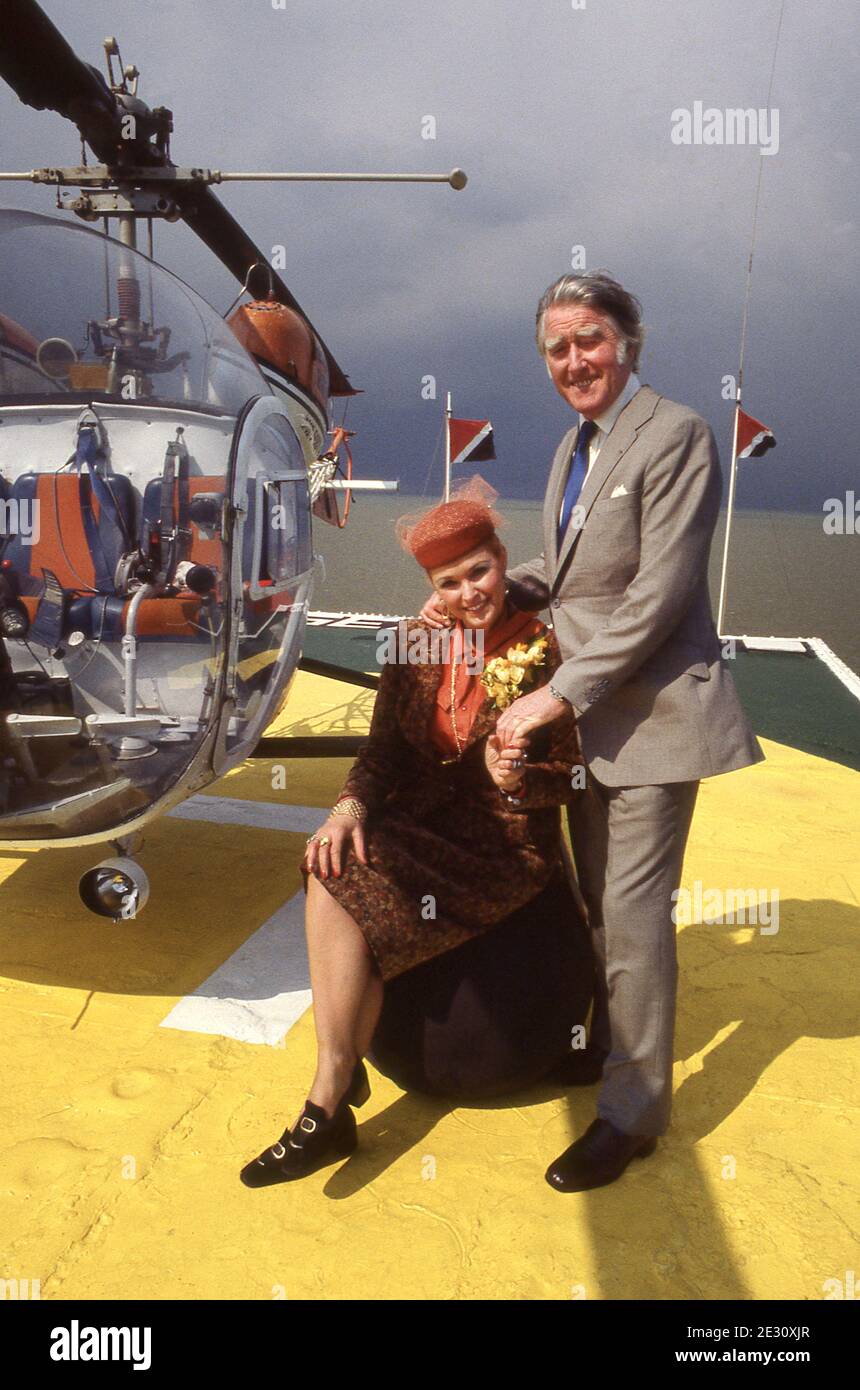 Sealand. Matrimonio del principe Michael Bates maggio 1979 Foto Stock