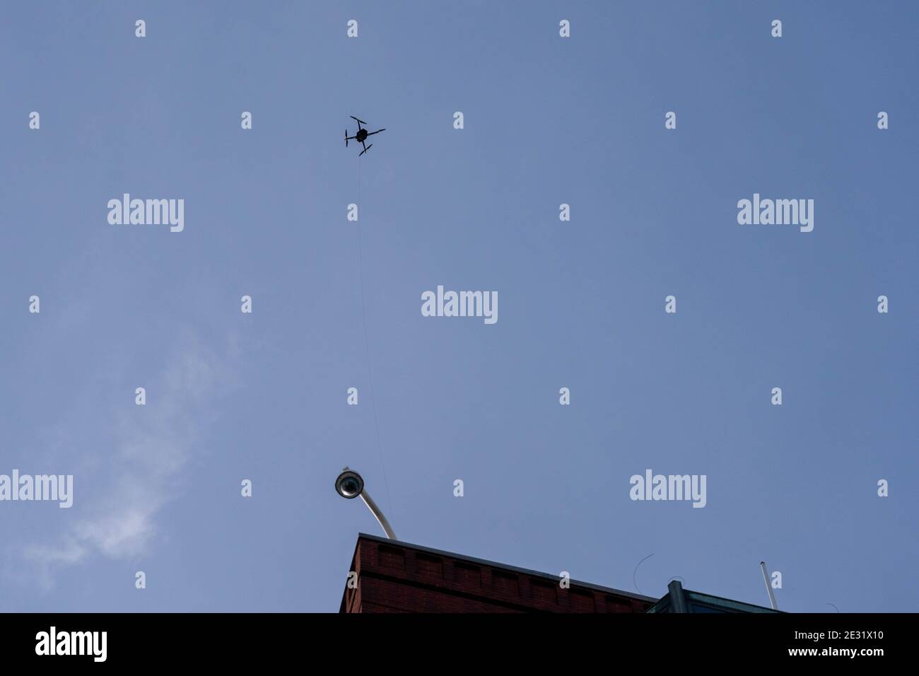 Washington, Stati Uniti. 16 gennaio 2021. La sicurezza inaugurale è vista prima dell'imminente inaugurazione del presidente Joe Biden il 16 gennaio 2021 a Washington DC. Data There Recent Photo by Ken Cedeno/Sipa USA Credit: Sipa USA/Alamy Live News Foto Stock