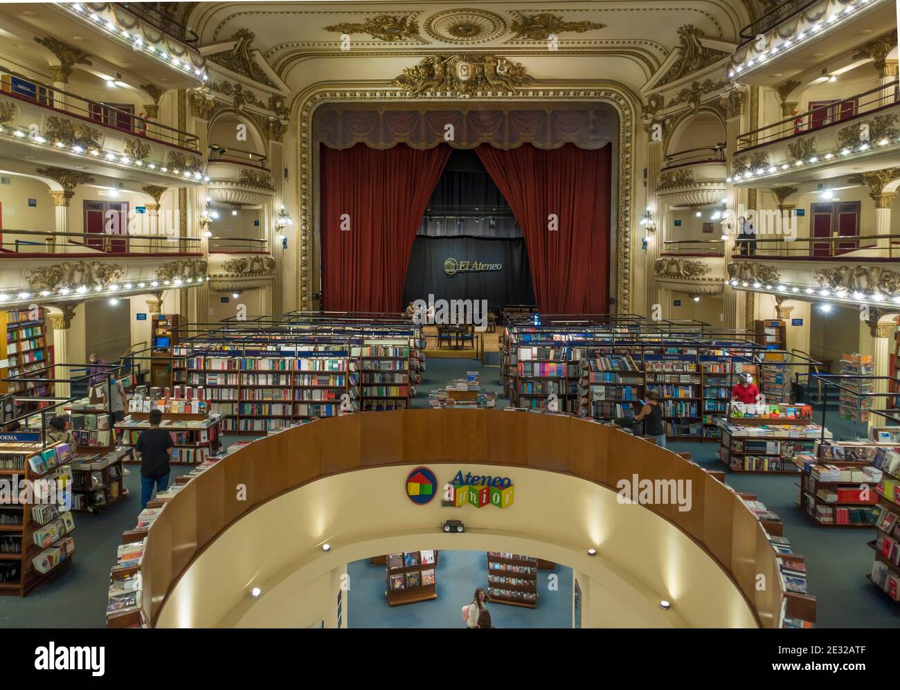 Libreria El Ateneo Buenos Aires, Argentina Foto Stock