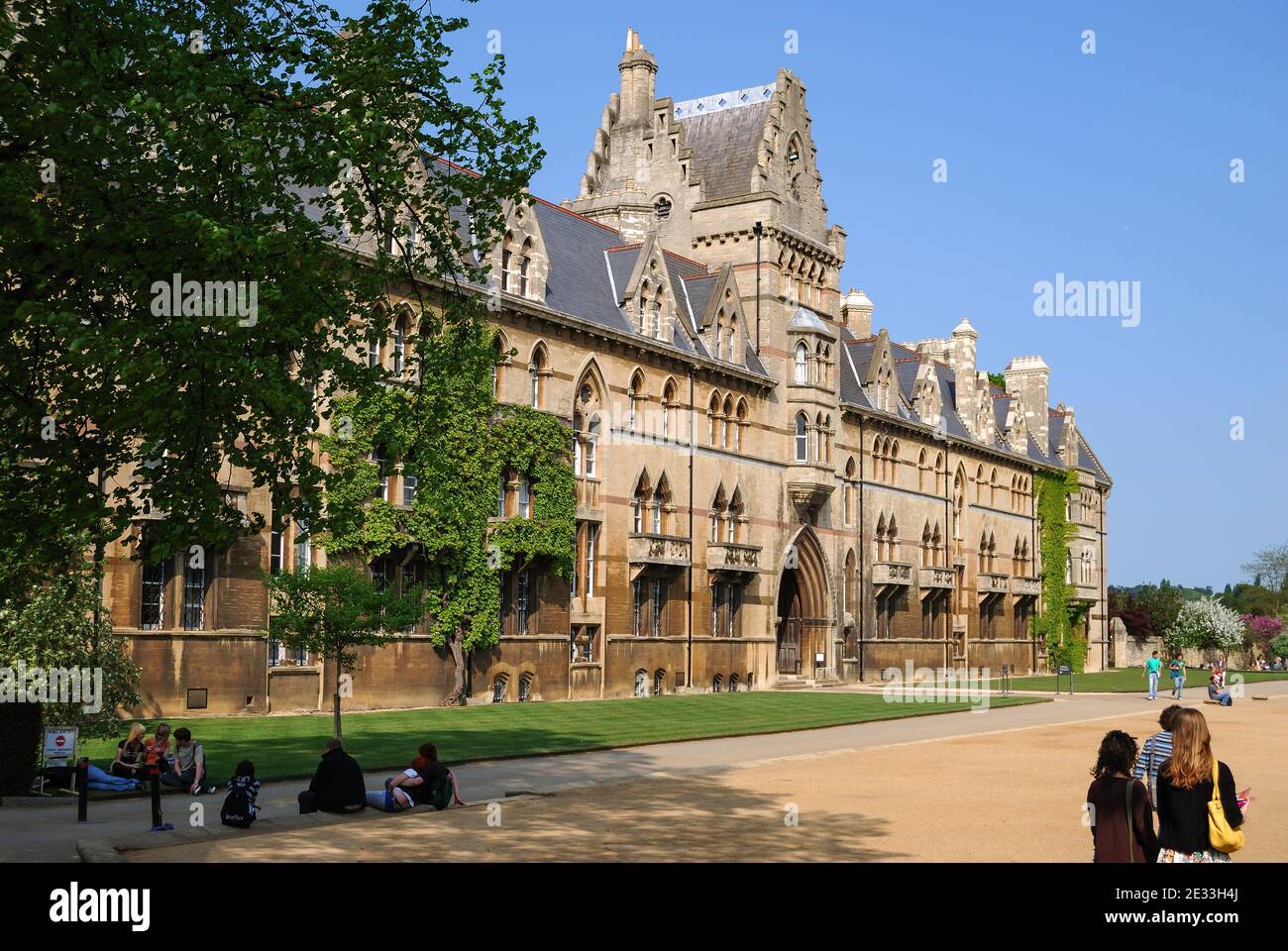 The Meadow Building, Christ Church College, University of Oxford, St Algate's, Oxford, Oxfordshire, Inghilterra, Regno Unito Foto Stock