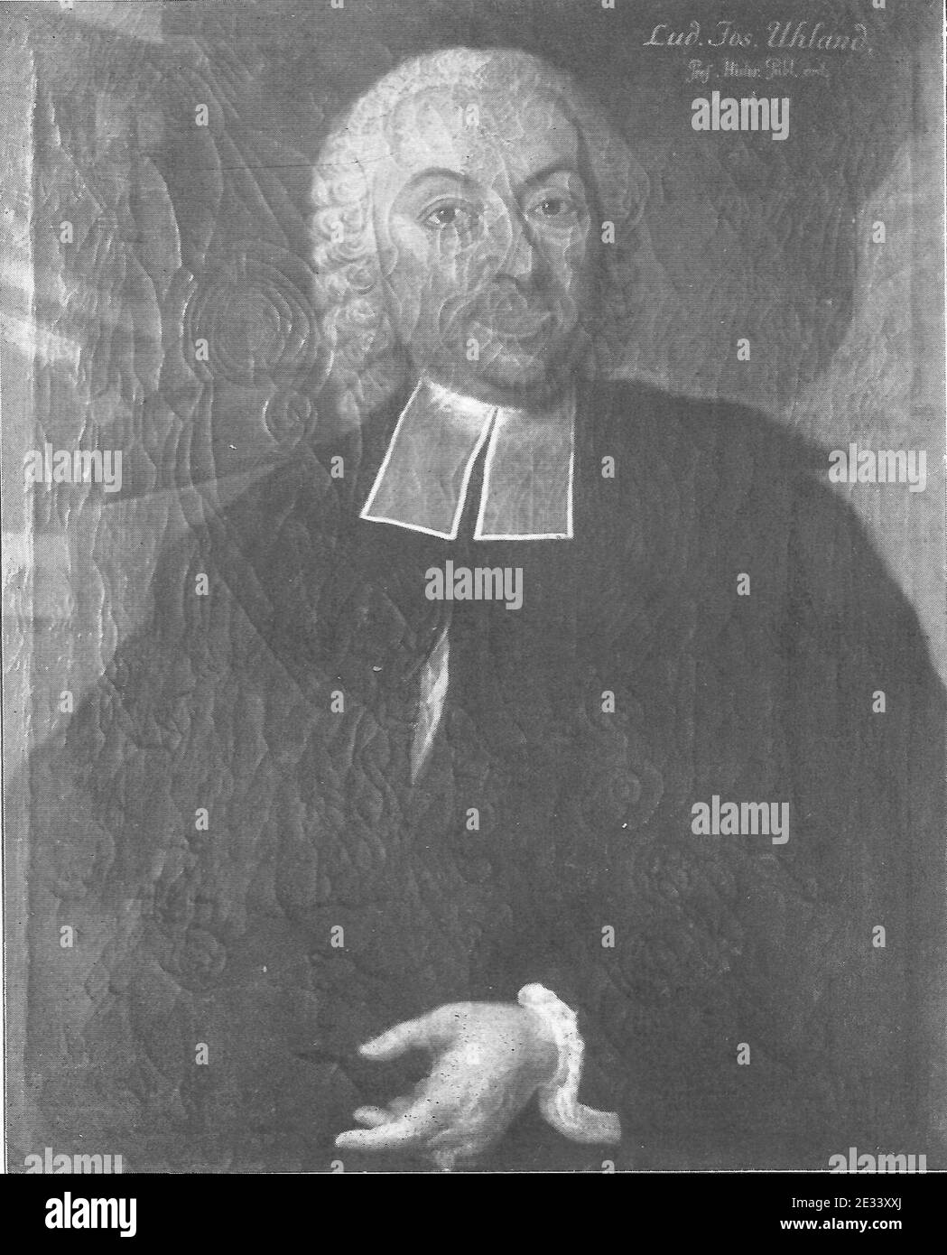 Ludwig Josef Uhland 1722-1803 001. Foto Stock